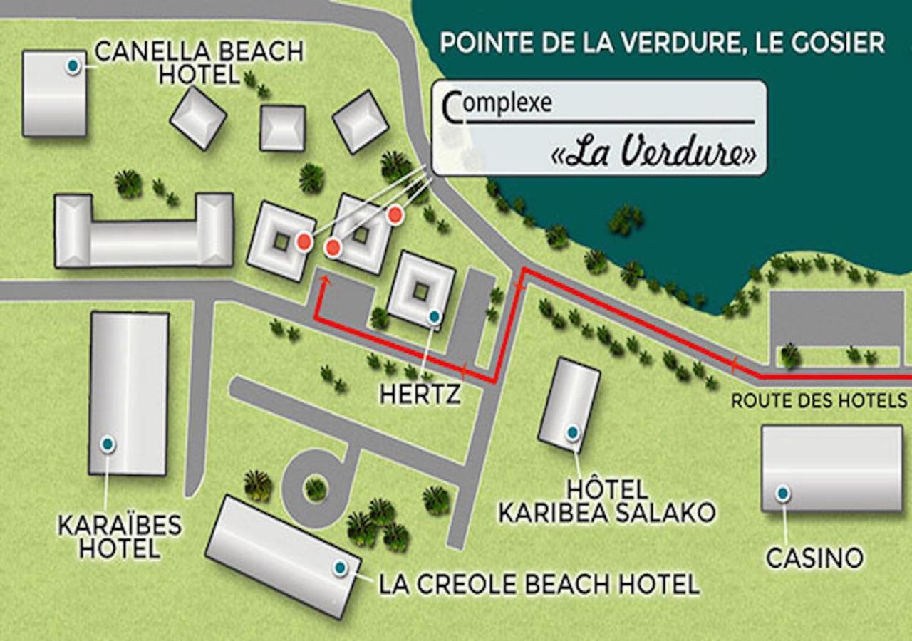 Coton Doux face à la mer Le Gosier (Grande-Terre) Exterior foto